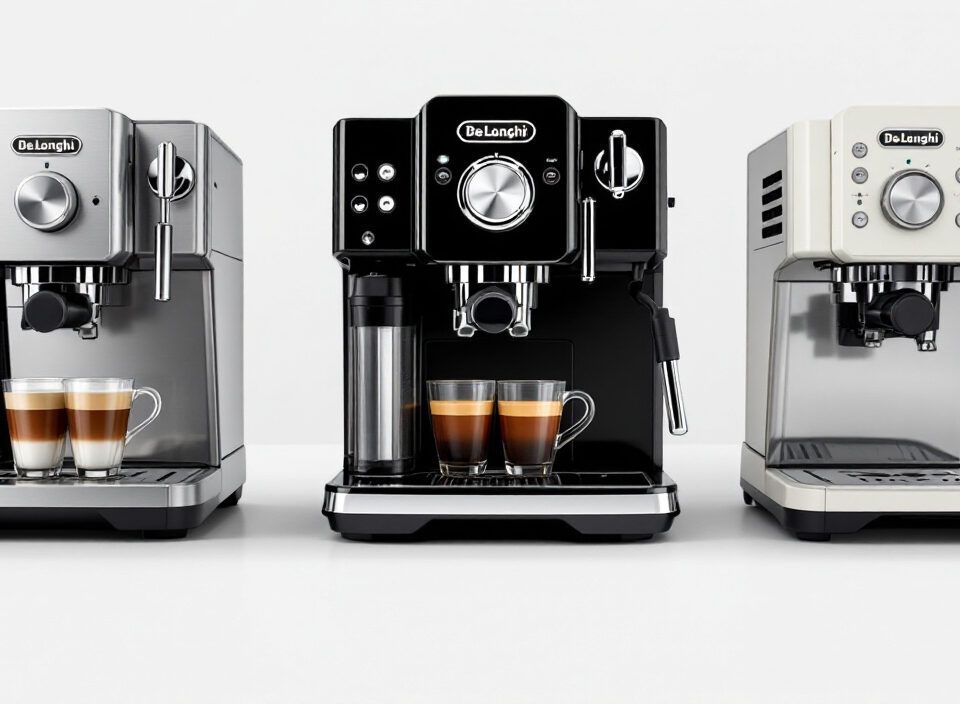 3 Aparate de cafea DeLonghi.