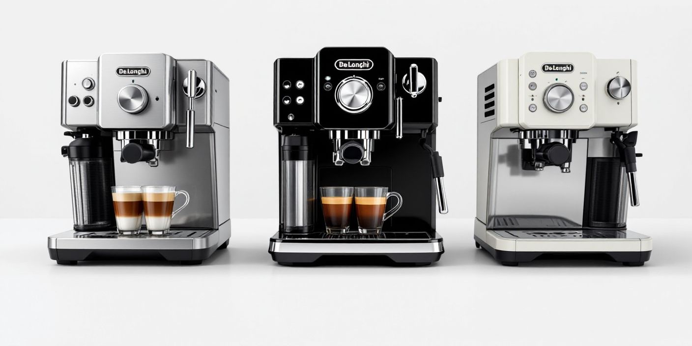 3 Aparate de cafea DeLonghi.